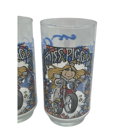 Vintage McDonald's The Great Muppet Caper 2 Glasses Muppets Miss Piggy 1981 - Picture 10 of 16